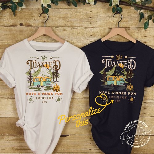 Womens Get Toasted Have Smore Fun family Camping T_Shirt