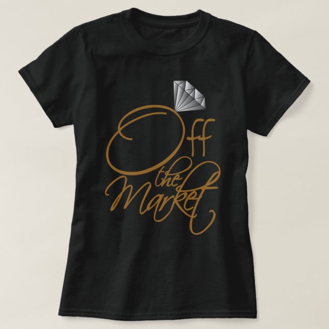 Womens Girlfriend Fiance Gifts for Her Tee (Design Front)