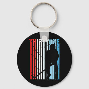 Womens Girls Field Hockey 13th Birthday Player Tea Keychain