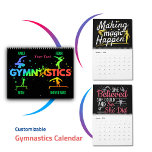 Women's Girls Gymnastics Motivational Gymnast 2024 Calendar<br><div class="desc">Whether she's al All-Around gymnast or specializes in vault,  balance beam,  uneven bars or floor,  this is sure to delight her! Cute gift idea for young girls,  college gymnasts,  or a best female coach,  teacher,  or trainer appreciation! Inspirational present for competition meets or summer camp training.</div>