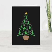 Women's Girls Softball Christmas Tree