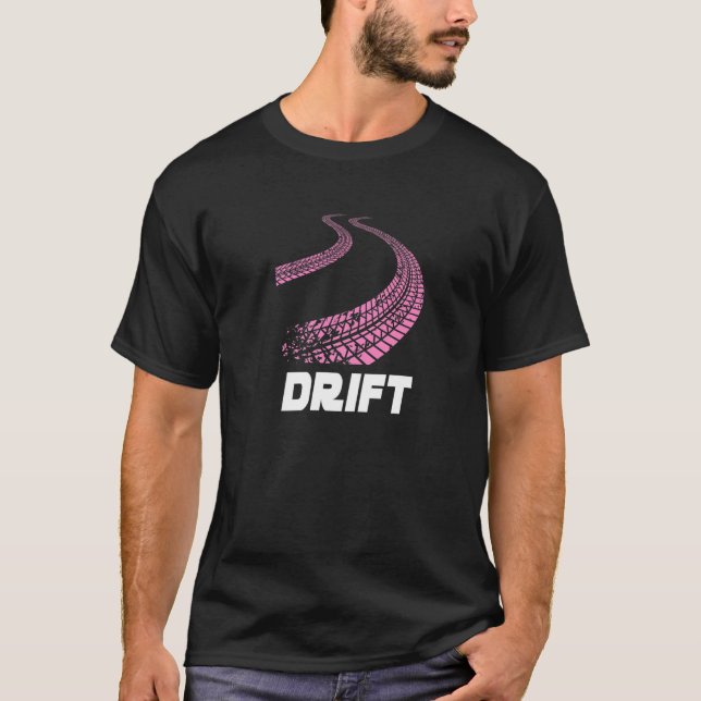 Women's Girls Street Racer Burnout Burn Rubber Str T-Shirt (Front)
