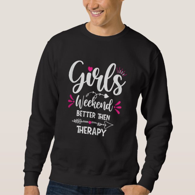 Womens Girls Weekend Trip 2023 Girls Weekend Bette Sweatshirt (Front)