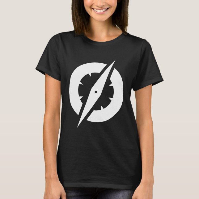 Womens GlobalGen Compass Tee (black) (Front)