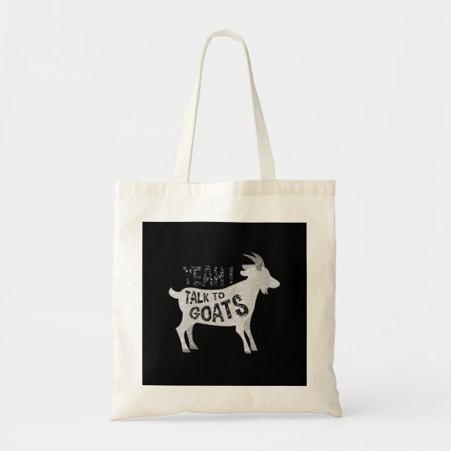 Womens Goat Gifts For Goat Lovers Funny Tote Bag (Front)