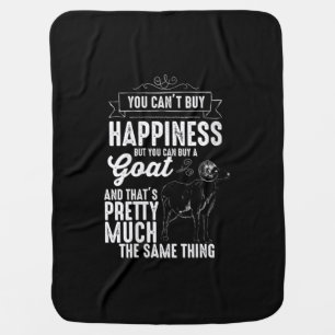 Womens Goat Lover Goat Gift Baby Blanket
