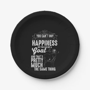 Womens Goat Lover Goat Gift Paper Plates