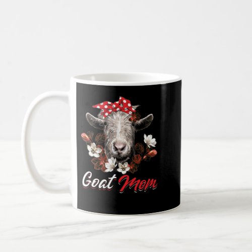 Womens Goat mom tshirt goat lovers farmers gifts f Coffee Mug