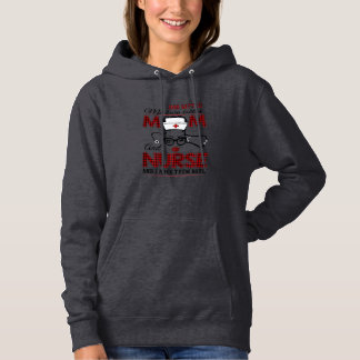 Womens God ed Me Two Titles Mom & Nurse Rock Them  Hoodie