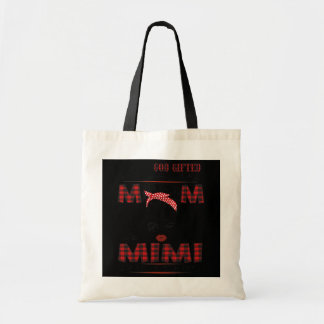 Womens God Gifted Me Two Titles Mom And Mimi Tote Bag