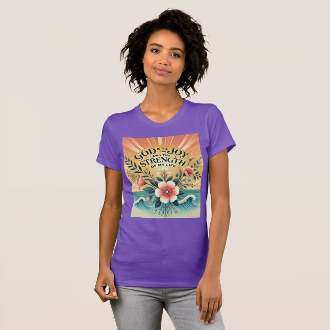 "Women's 'God Is' Inspirational T-Shirt:  T-Shirt (Front Full)