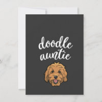 Womens Goldendoodle Aunt Doodle Auntie Cute Dog