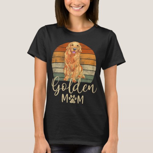 Womens Goldendoodle _ Golden Doodle Mama Dog Mom F T_Shirt