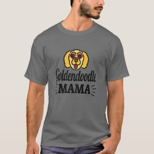 Womens Goldendoodle Mama Funny Golden Retriever Do T-Shirt
