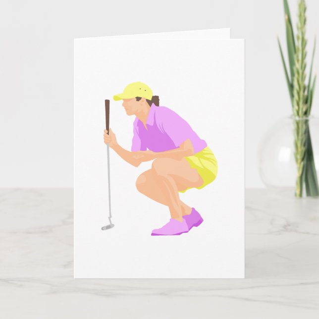 Womens Golf Card (Front)