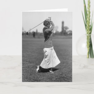 Women's Golf Fashion, 1910s Card