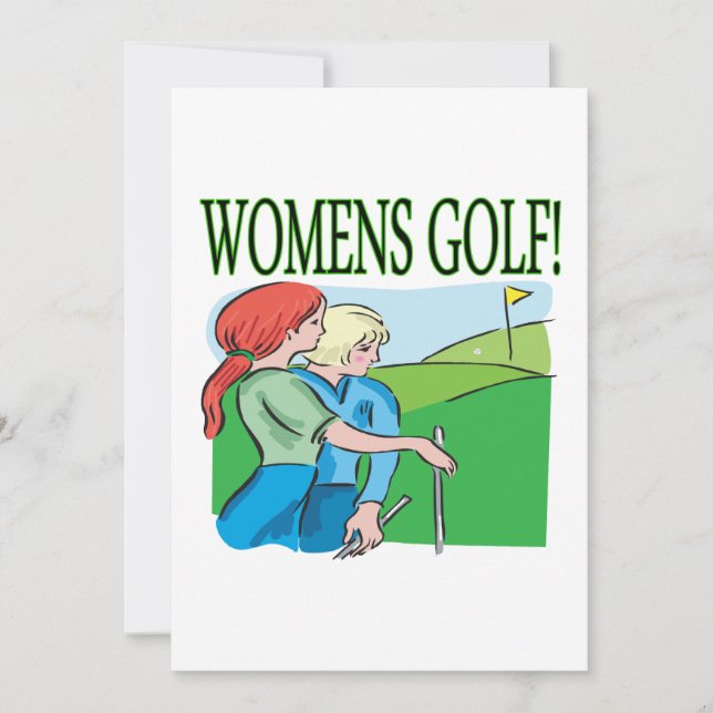 Womens Golf Invitation (Front)