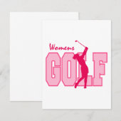 Women's Golf Pink (Front/Back)