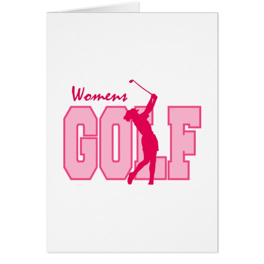 Women's Golf Pink Cards (Front)