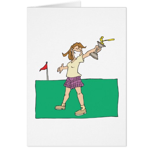 Womens Golf Trophy (Front)