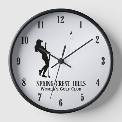 Women's Golf Two Lines Personal Text