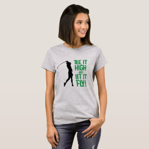 Women's Golfer Golf Humor Funny Sports Cute Quote T-Shirt