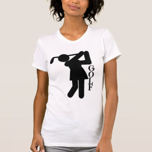 Women's Golfer - Golf Symbol T-Shirt