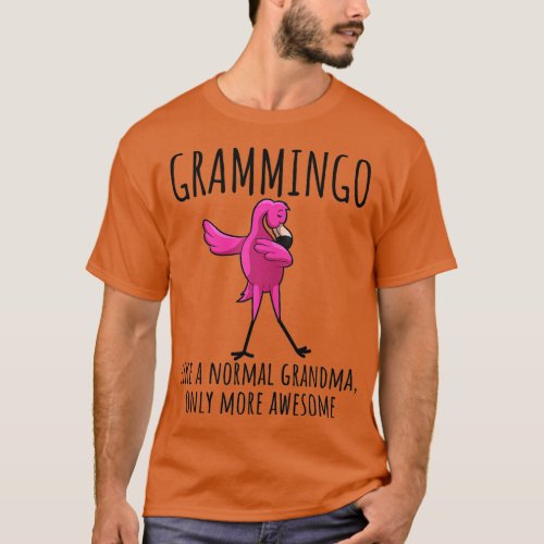 Womens Grammingo Like A Grandma Only Awesome Dabbi T_Shirt