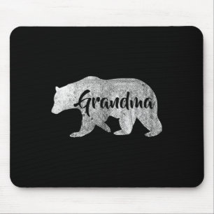 Women's Grandma Bear Outdoors Family Tee For Grand Mouse Pad