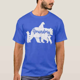 Womens Grandma Bear With 3 Cubs, Grandma Bear Shir T-Shirt