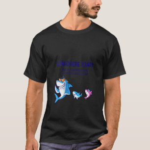 Womens Grandpere Shark Like A Normal Shark But Mor T-Shirt
