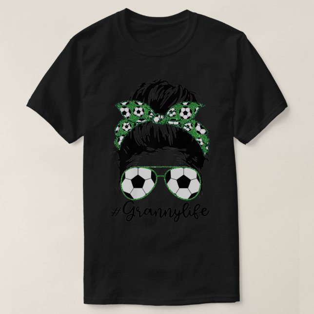Womens Granny Life Soccer Grandma Mothers Day 2021 T-Shirt (Design Front)