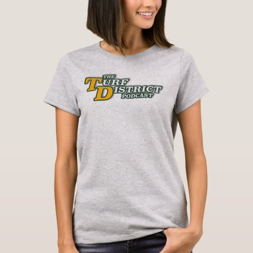 Womens Gray t_shirt with logo