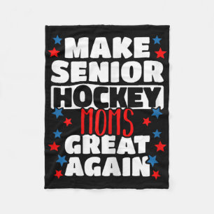 Womens Great Senior Hockey Mom Field Hockey Player Fleece Blanket