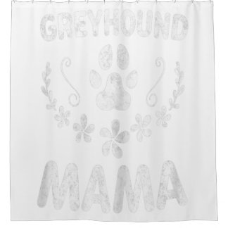 Womens Greyhound Mama Shirt Italian Greyhound Mom Shower Curtain