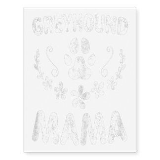 Womens Greyhound Mama Shirt Italian Greyhound Mom Temporary Tattoos