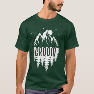 Womens Groom Wedding Bridal Party Lover Nature Hon T-Shirt