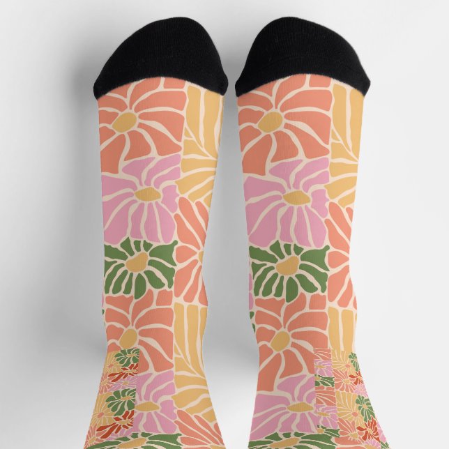 Women's Groovy Boho  Socks (Top)