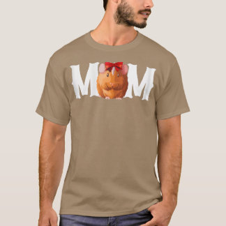 Womens Guinea Pig Mom Women Mothers Day  T-Shirt