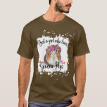 Womens Guinea Pig With Glasses Flowers, Adorable G T-Shirt