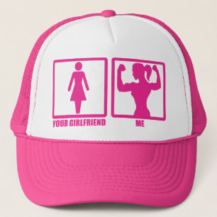 Women's Gym Humor, Does Your Girlfriend Even Lift? Trucker Hat