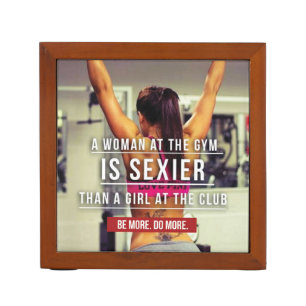 Women's Gym Workout Motivational Pencil/Pen Holder