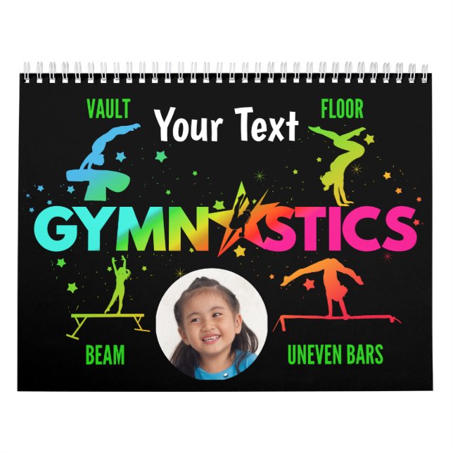 Women's Gymnastics 2023 Calendar - Custom Photo (Cover)