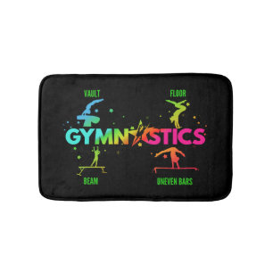 Women's Gymnastics Bars Beam Vault Floor Bath Mat