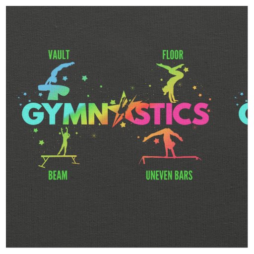 Women's Gymnastics Bars Beam Vault Floor Fabric