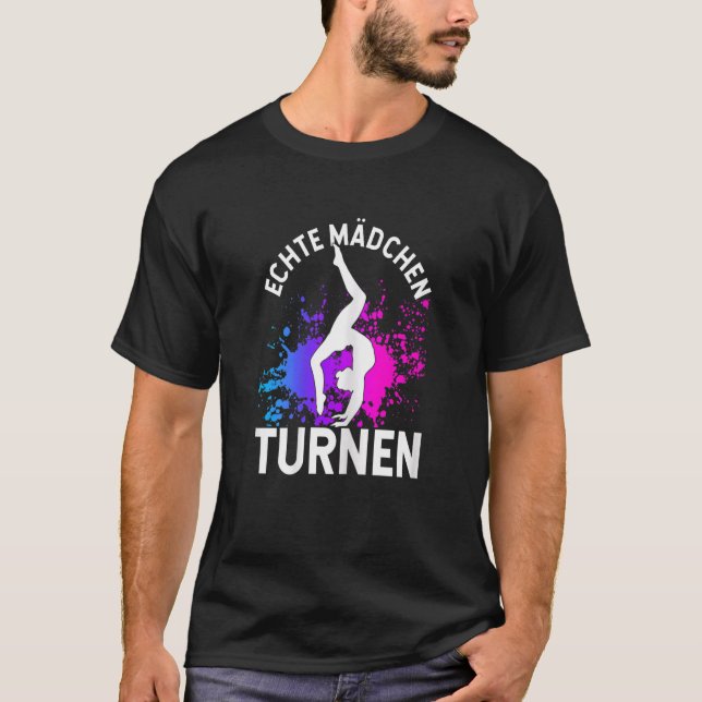 Womens gymnastics gymnsatics gymnastics coach spor T-Shirt (Front)