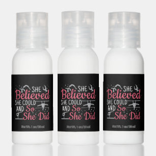 Women's Gymnastics - She Believed She Could Hand Lotion