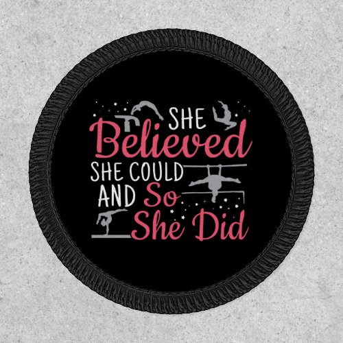 Womens Gymnastics _ She Believed She Could Patch