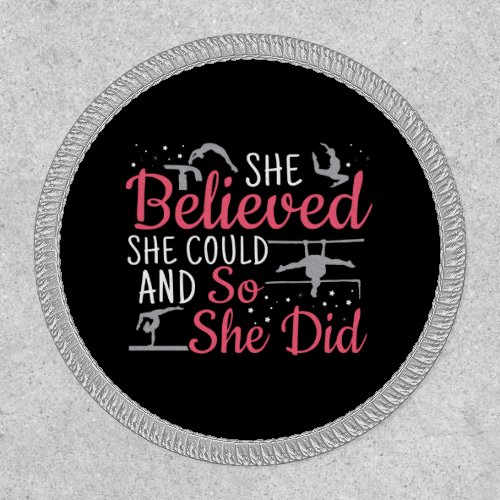 Womens Gymnastics _ She Believed She Could Patch