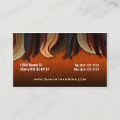 Women's Hair Business Cards (Back)